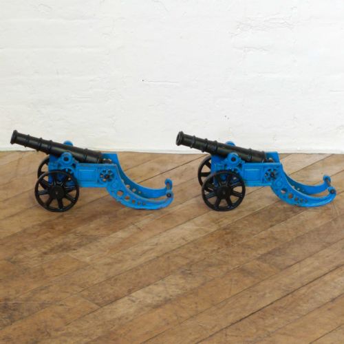 PAIR OF IRON CANNONS - ADDITIONAL PHOTO 2