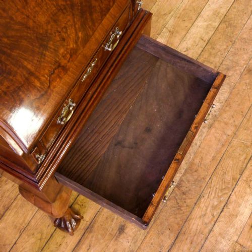 EDWARDIAN WALNUT BUREAU - ADDITIONAL PHOTO 4