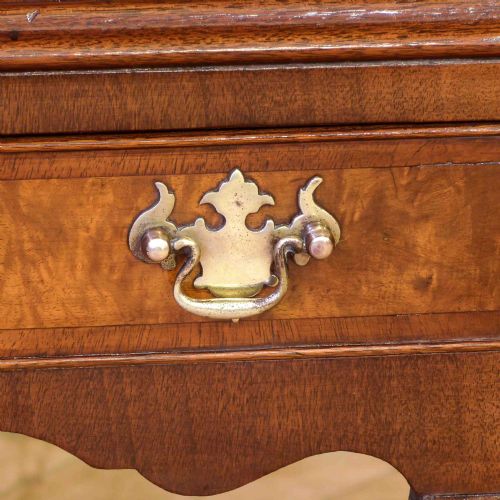 EDWARDIAN WALNUT BUREAU - ADDITIONAL PHOTO 8