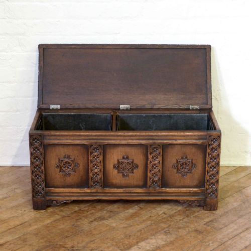ENGLISH OAK LOG BIN - ADDITIONAL PHOTO 2