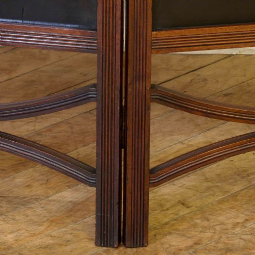 EDWARDIAN MAHOGANY SCREEN - ADDITIONAL PHOTO 7