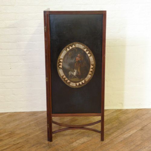 EDWARDIAN MAHOGANY SCREEN - ADDITIONAL PHOTO 10