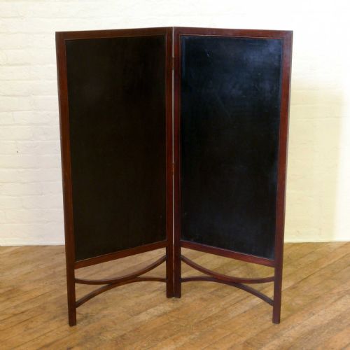 EDWARDIAN MAHOGANY SCREEN - ADDITIONAL PHOTO 12