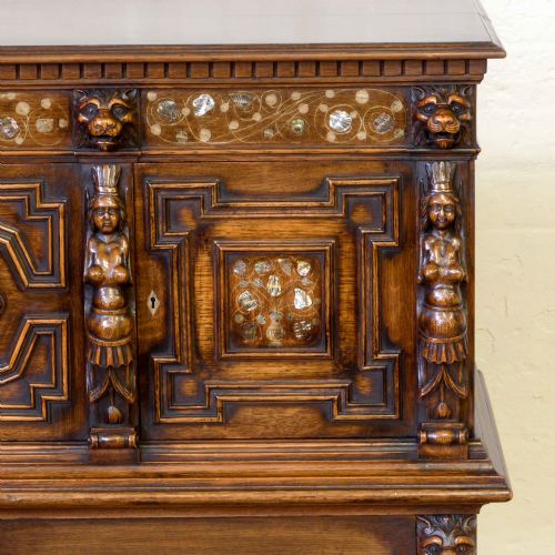 CARVED OAK CUPBOARD - ADDITIONAL PHOTO 12