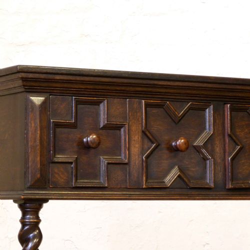 SMALL JACOBEAN STYLE OAK DRESSER - ADDITIONAL PHOTO 3