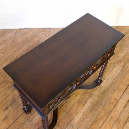 SMALL JACOBEAN STYLE OAK DRESSER - ADDITIONAL PHOTO 6