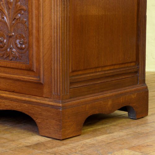 EDWARDIAN OAK SIDEBOARD - ADDITIONAL PHOTO 8