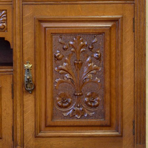 EDWARDIAN OAK SIDEBOARD - ADDITIONAL PHOTO 11