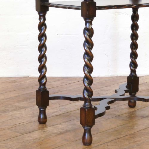 OAK OCCASIONALCARD TABLE - ADDITIONAL PHOTO 2