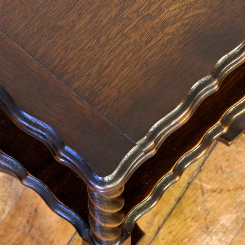 OAK OCCASIONALCARD TABLE - ADDITIONAL PHOTO 8