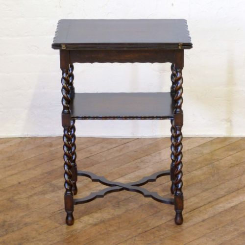 OAK OCCASIONALCARD TABLE - ADDITIONAL PHOTO 10