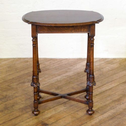 OAK OCCASIONAL TABLE - ADDITIONAL PHOTO 3