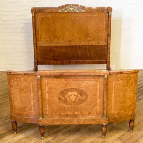 FRENCH AMBOYNA BED - ADDITIONAL PHOTO 1