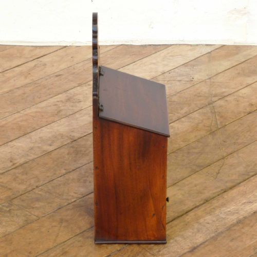 GEORGIAN MAHOGANY SALTCANDLE BOX - ADDITIONAL PHOTO 6