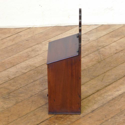 GEORGIAN MAHOGANY SALTCANDLE BOX - ADDITIONAL PHOTO 7
