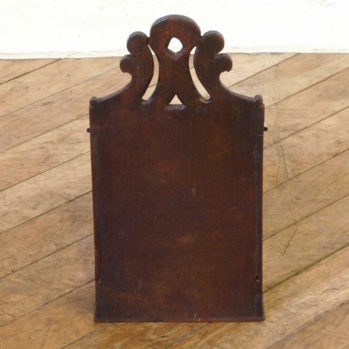 GEORGIAN MAHOGANY SALTCANDLE BOX - ADDITIONAL PHOTO 9