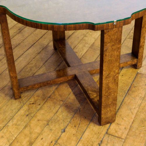 ART DECO WALNUT NEST OF TABLES - ADDITIONAL PHOTO 11