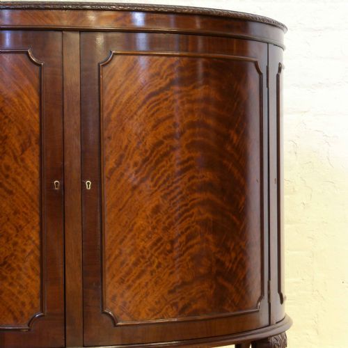 EDWARDIAN MAHOGANY SIDE CABINET - ADDITIONAL PHOTO 3