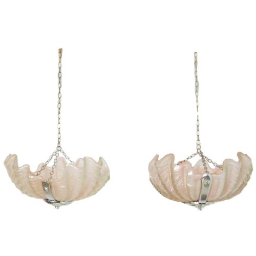 pair of art deco light fittings - CATEGORY: ANTIQUE LIGHTING - DATED 1930
