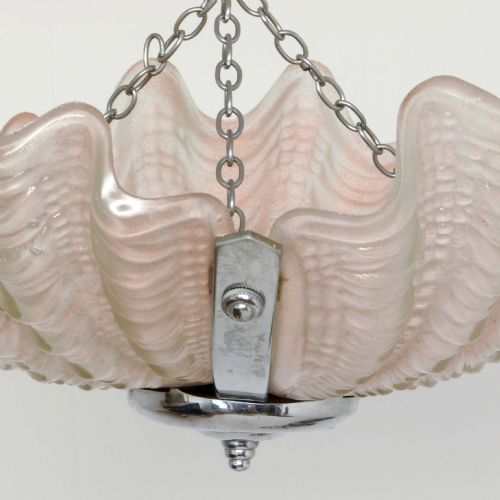 PAIR OF ART DECO LIGHT FITTINGS - ADDITIONAL PHOTO 3