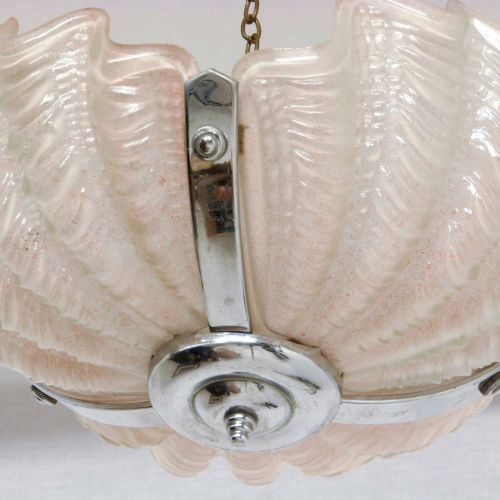 PAIR OF ART DECO LIGHT FITTINGS - ADDITIONAL PHOTO 6