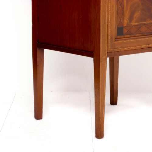 EDWARDIAN MAHOGANY BEDSIDE CABINET - ADDITIONAL PHOTO 4