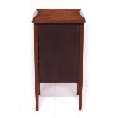 EDWARDIAN MAHOGANY BEDSIDE CABINET - ADDITIONAL PHOTO 10