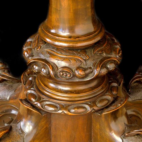 VICTORIAN WALNUT CARD TABLE - ADDITIONAL PHOTO 5
