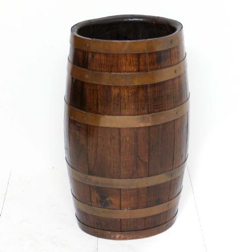 VICTORIAN OAK RUM BARREL - ADDITIONAL PHOTO 1
