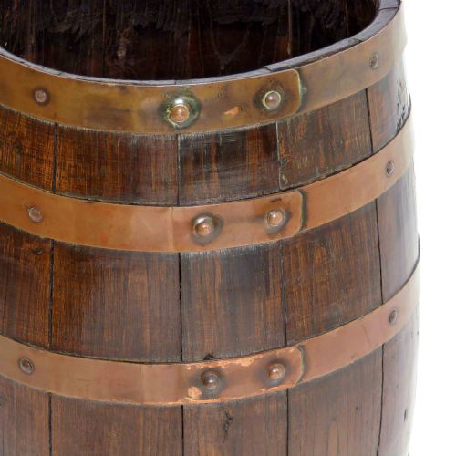 VICTORIAN OAK RUM BARREL - ADDITIONAL PHOTO 4