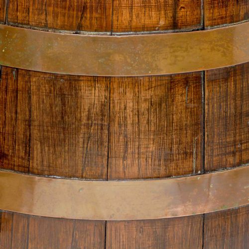 VICTORIAN OAK RUM BARREL - ADDITIONAL PHOTO 5