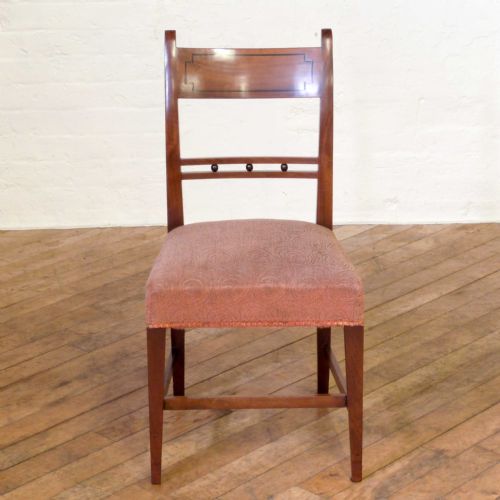 SET OF SIX GEORGIAN MAHOGANY CHAIRS - ADDITIONAL PHOTO 2