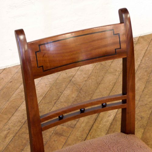 SET OF SIX GEORGIAN MAHOGANY CHAIRS - ADDITIONAL PHOTO 4