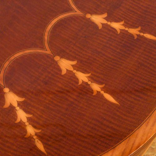 EDWARDIAN SHERATON STYLE MAHOGANY CARD TABLE - ADDITIONAL PHOTO 2