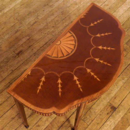 EDWARDIAN SHERATON STYLE MAHOGANY CARD TABLE - ADDITIONAL PHOTO 3