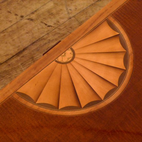 EDWARDIAN SHERATON STYLE MAHOGANY CARD TABLE - ADDITIONAL PHOTO 7