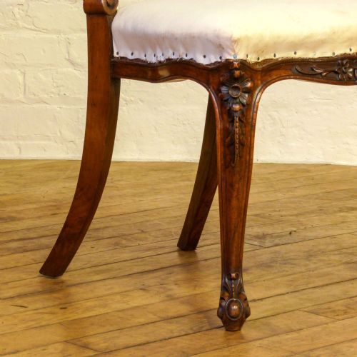 SET OF SIX VICTORIAN WALNUT BALLOON BACK CHAIRS - ADDITIONAL PHOTO 3