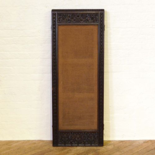 VICTORIAN OAK FRAMED TAPESTRY SCREEN - ADDITIONAL PHOTO 2