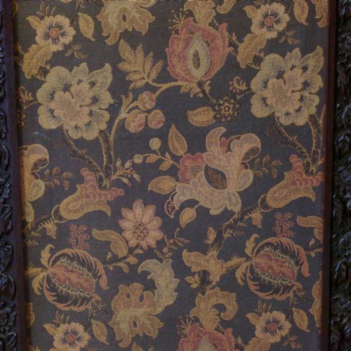 VICTORIAN OAK FRAMED TAPESTRY SCREEN - ADDITIONAL PHOTO 7