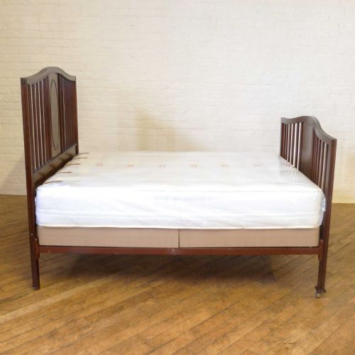 EDWARDIAN MAHOGANY BEDSTEAD - ADDITIONAL PHOTO 3