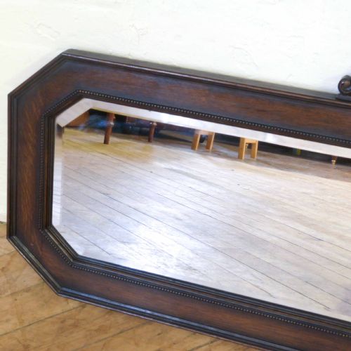 JACOBEAN STYLE OAK MIRROR - ADDITIONAL PHOTO 3