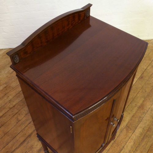 EDWARDIAN MAHOGANY MUSIC STATIONARY CABINET - ADDITIONAL PHOTO 7