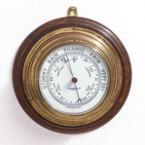 edwardian aneroid barometer - CATEGORY: ANTIQUE BAROMETERS - DATED EDWARDIAN