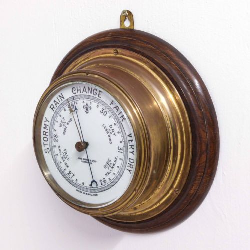 EDWARDIAN ANEROID BAROMETER - ADDITIONAL PHOTO 1