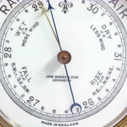 EDWARDIAN ANEROID BAROMETER - ADDITIONAL PHOTO 3