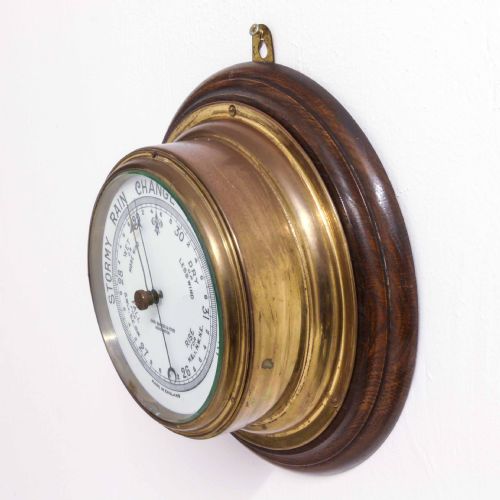 EDWARDIAN ANEROID BAROMETER - ADDITIONAL PHOTO 5