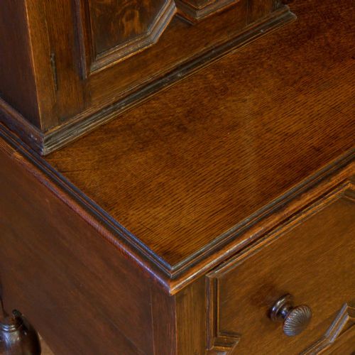 LARGE VICTORIAN JACOBEAN STYLE OAK DRESSER - ADDITIONAL PHOTO 6