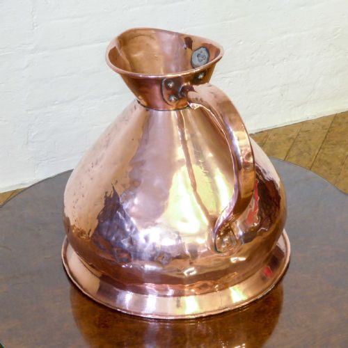 VICTORIAN 4 GALLON COPPER HARVEST FLAGON - ADDITIONAL PHOTO 1