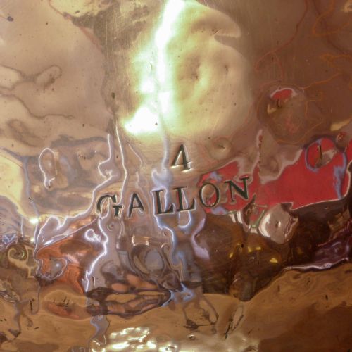 VICTORIAN 4 GALLON COPPER HARVEST FLAGON - ADDITIONAL PHOTO 2