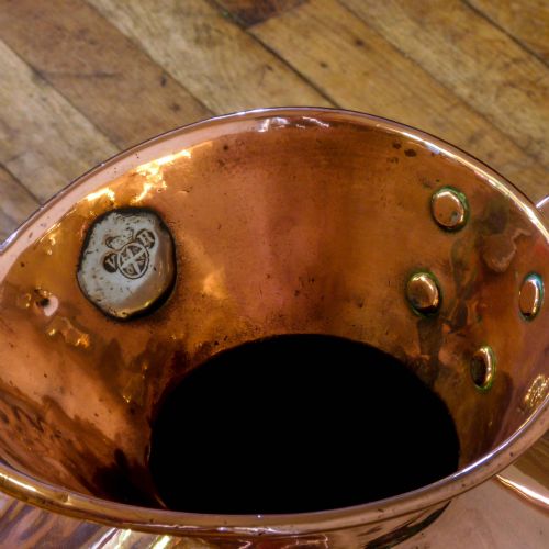 VICTORIAN 4 GALLON COPPER HARVEST FLAGON - ADDITIONAL PHOTO 5